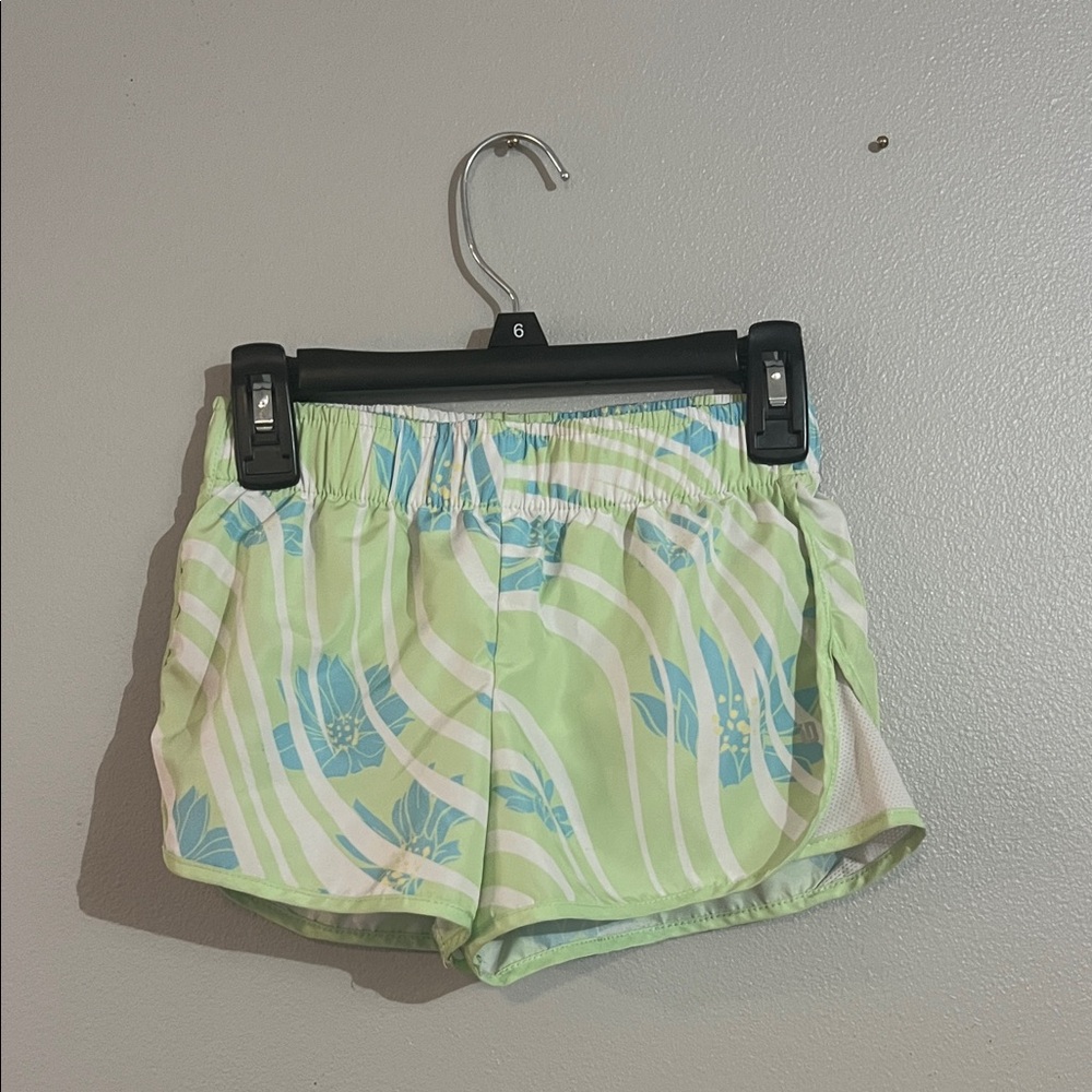 Ideology Green and Blue Kids Shorts